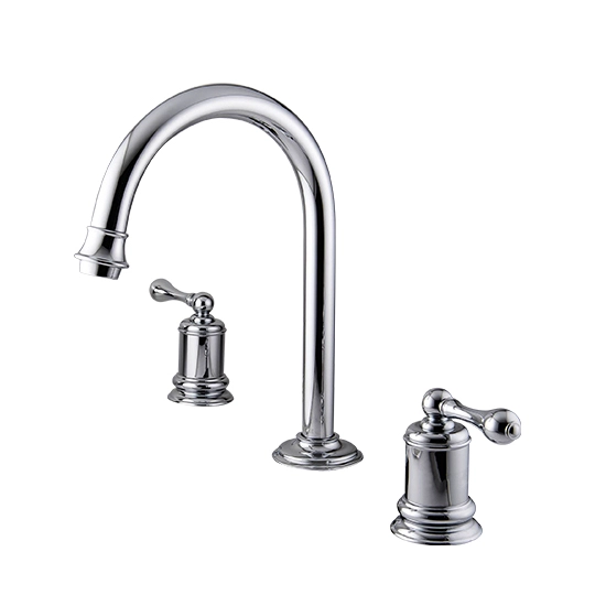 Robinet de lavabo à deux poignées