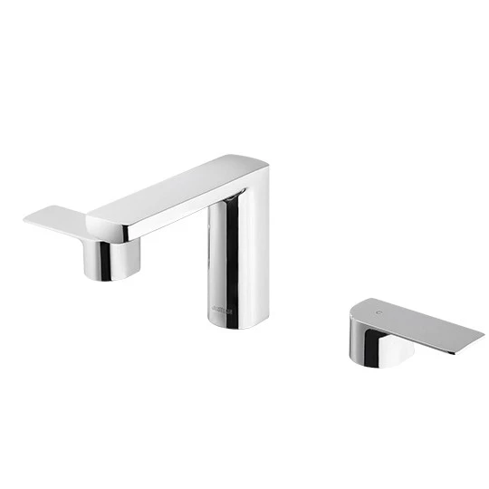 Robinet de lavabo à deux poignées (laiton sans plomb)