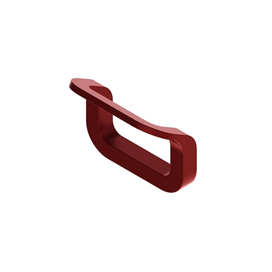 Poignée de tiroir de meuble (rouge)