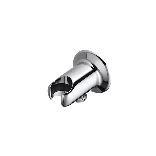 Support de douchette avec coude d'alimentation et tétine 5 cm