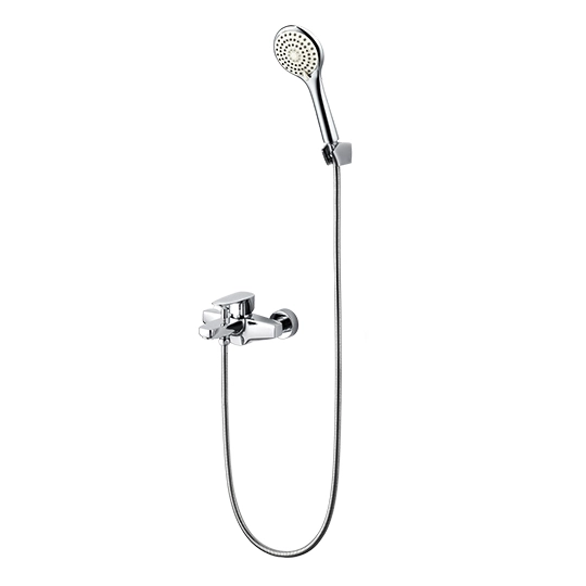 Mélangeur bain/douche avec douchette, support mural et tuyau 150 cm