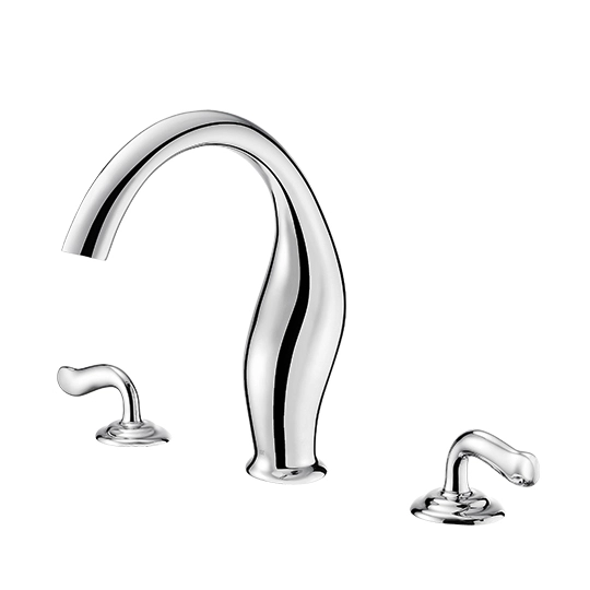 Robinet de baignoire à deux poignées
