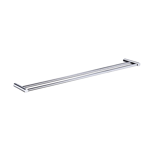 Porte-serviettes double (900 mm) (acier inoxydable)