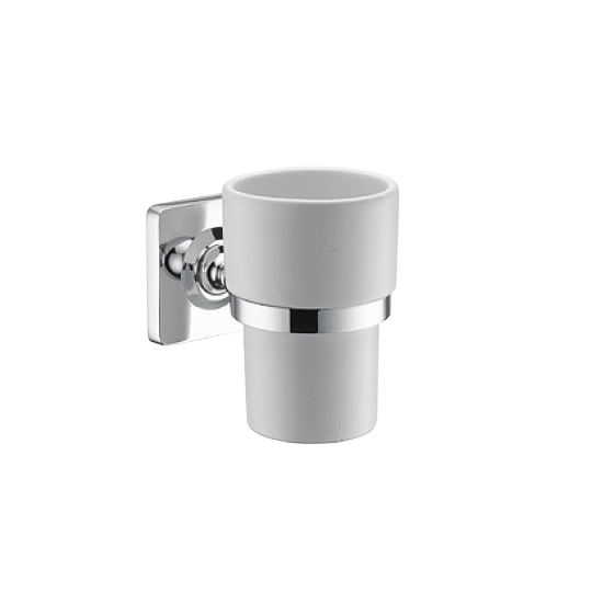 Porte-gobelet avec gobelet en porcelaine