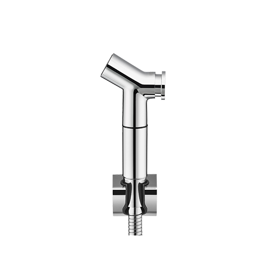 Pulvérisateur avec tuyau et support mural (acier inoxydable)