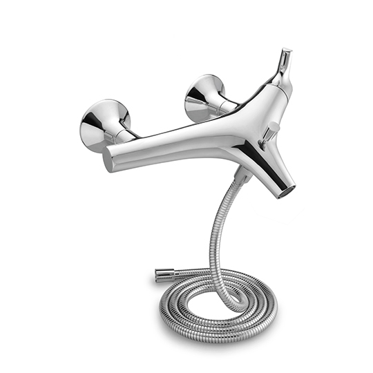 Mélangeur bain/douche avec tuyau