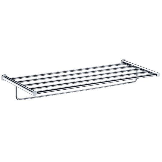 Porte-serviettes de bain avec rail (60cm)