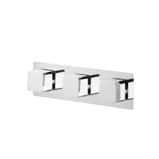 Vanne à trois poignées (ARRÊT/Douche à main/Baignoire)